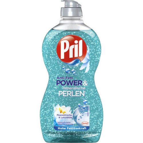 Pril Anti Fett Power und mineralische Perlen Meeresfrische 450ml Flasche Spli