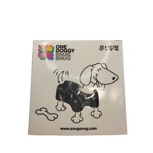 Symbols Snug Snug One Doggy Hundedecke mit rmeln Schwarz 