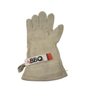 BBQ Grillhandschuh 36cm aus Rinderleder Grillzubehr 