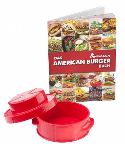 Landmann American Burger Set mit Rezeptbuch