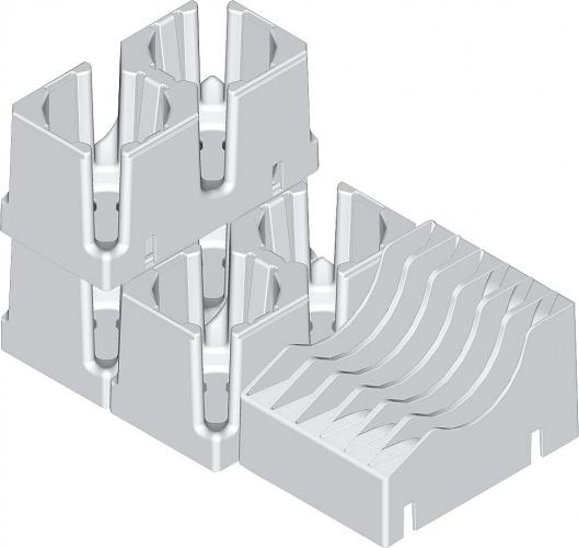 Froli Tellerhalter zusammensteckbar, niedrig