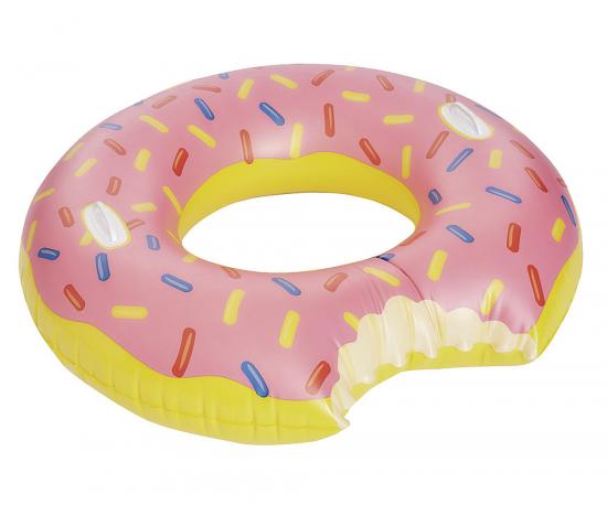 Happy people Schwimmring Donut XXL mit Handgriff, bunt
