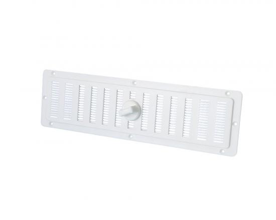 Lftungsschieber Kunststoff wei 1 Stck - Mae (Breite x Hhe): 32,5 cm x 10,5 cm
