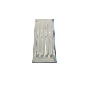 Kiemenblech Alu Eloxiert 25,5 cm x 11,5 cm