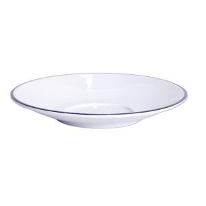 Gimex Untertasse fr Henkelbecher Linea Blue wei/blau