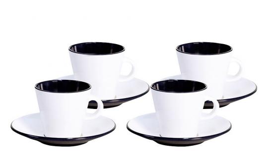 Gimex Espresso Set Linea Black 4-tlg.