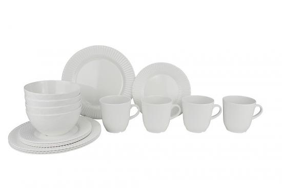 Gimex Geschirrset Royal Edelwei 16-tlg.