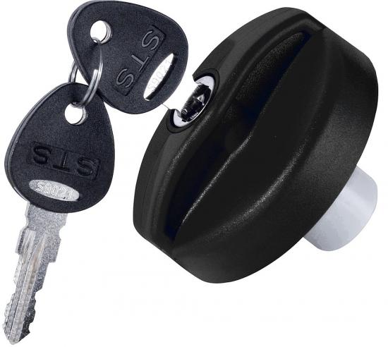 Safe-tec Tankdeckel mit Belftung - Farbe: schwarz