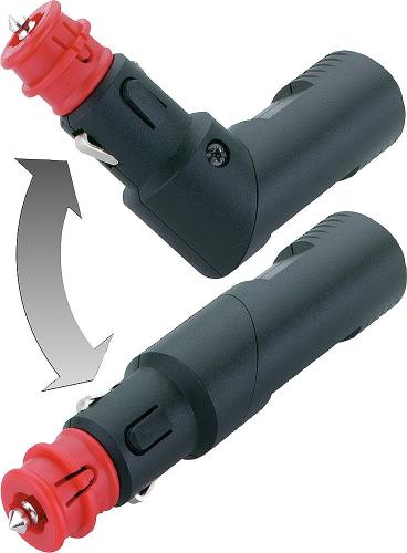 Pro car Sicherheits-Universalstecker winkelbar 8 A / 12 - 24 V