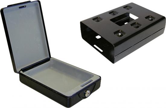Safe transportabel mit Halterung