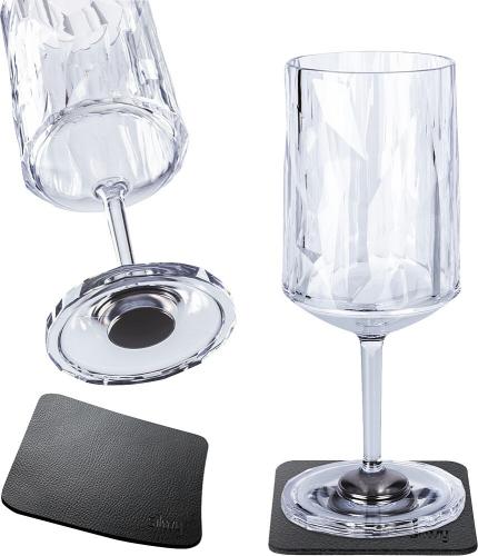 Silwy Magnet-Kunststoffglser WEIN 2er-Set Hightech transparent