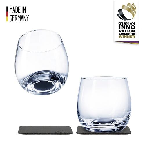 Silwy Magnet-Kristallglser WHISKY 2er-Set transparent