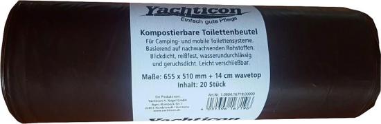 Yachticon Toilettenbeutel kompostierbar für Klapptoilette