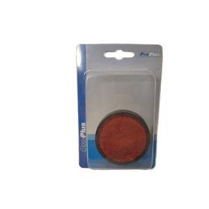 Reflektor rot 58mm selbstklebend mit Grundplatte 2 Stck im Blister