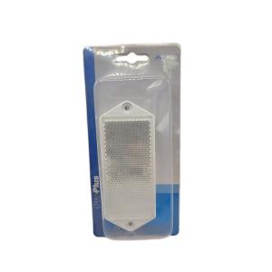 Reflektor wei 127x51mm Schraubbefestigung 2 Stck im Blister