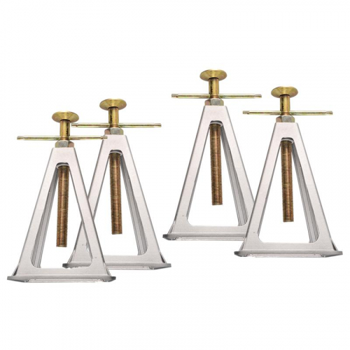 Sttzbock-Set von 4 Stck Aluminium
