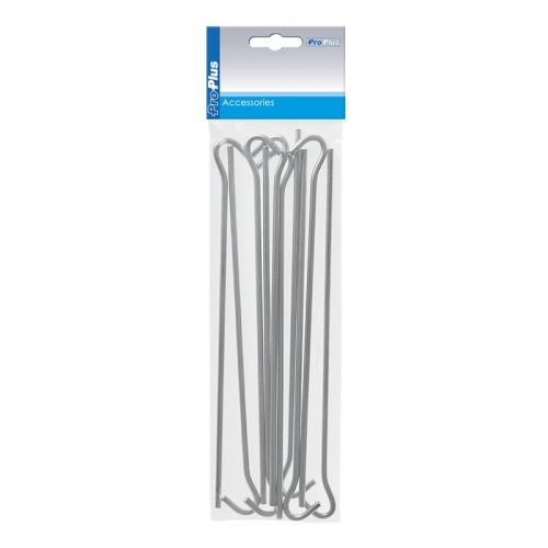 Zelthering 25cm Metal mit offenes Auge 10 Stck im Polybeutel