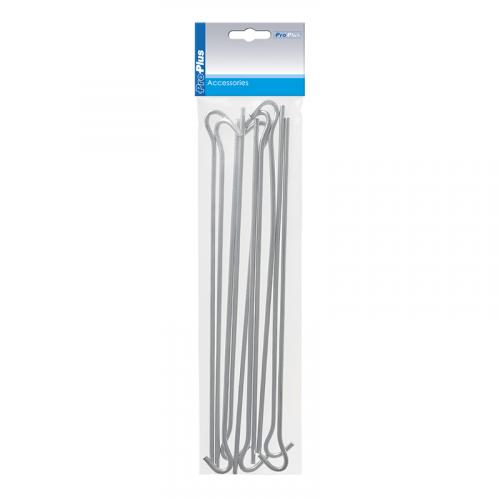 Zelthering 30cm Metal mit offenes Auge 10 Stck im Polybeutel