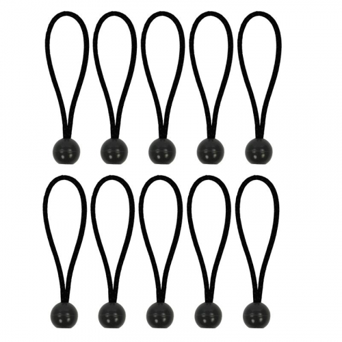 Zeltspanner elastisch 15cm mit Kunststoffball Set von 10 Stck