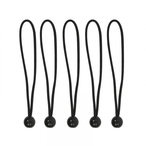Zeltspanner elastisch 25cm mit Kunststoffball Set von 5 Stck