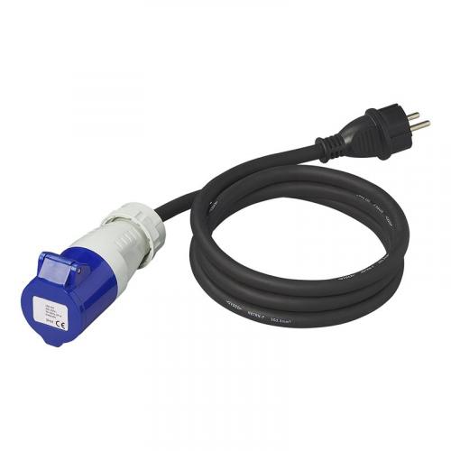 ProPlus Adapterkabel 150cm 3x2,5mm von Schuko Stecker nach CEE