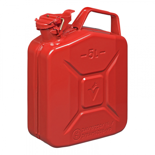 Benzinkanister 5L metall rot UN- & TV/GS-geprft