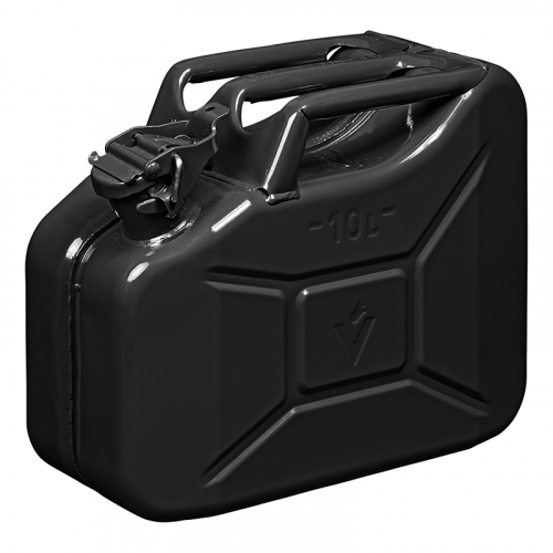 Benzinkanister 10L metall schwarz UN- & TV/GS-geprft