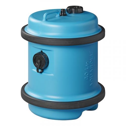 Aquaroll Frischwasser Rolltank 40L Blau Outdoor Camping