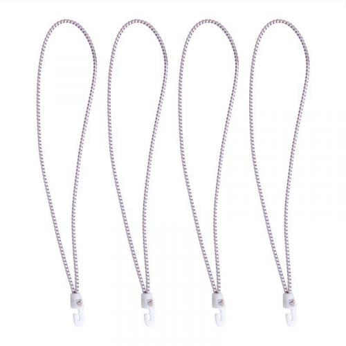 Segeleinbinder mit Nylonhaken, 4 Stck im Beutel, 55cm, wei