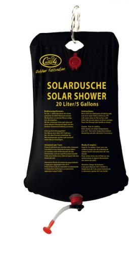 Camp4 Solardusche mit Aufhngevorrichtung, 20 Ltr. Volumen