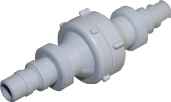 Reich 
            Rckschlagventil mit Gewindetlle 10mm/12mm Schlauchanschluss