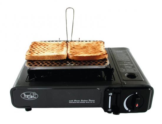 Camp 4 Edelstahl-Toaster mit Faltgriff