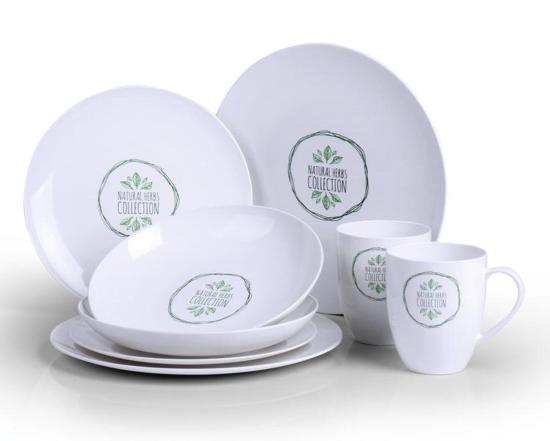 Camp4 PLA Geschirr NATURE - 8-teilig & f�r 2 Personen